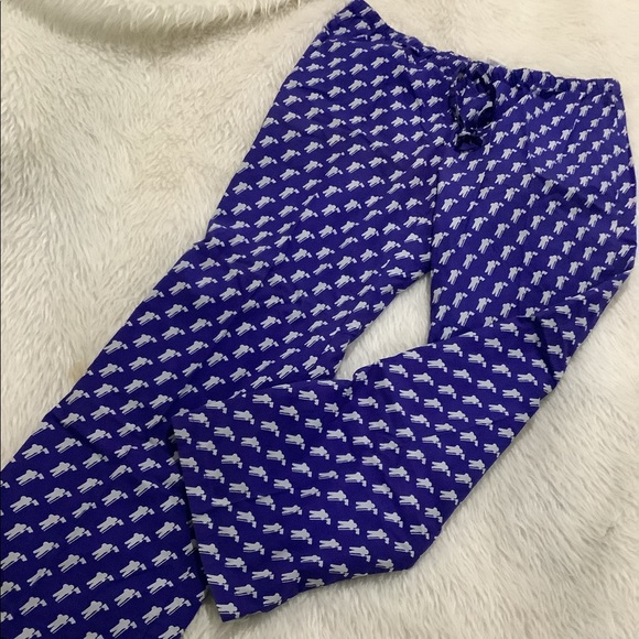 Vineyard Vines novelty blue MTV pj lounge elastic pants - Picture 2 of 7